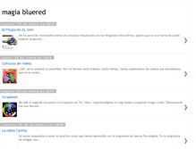 Tablet Screenshot of magiabluered.blogspot.com