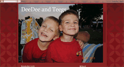 Desktop Screenshot of deedeeandtegs.blogspot.com