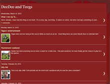 Tablet Screenshot of deedeeandtegs.blogspot.com