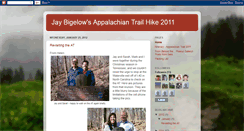 Desktop Screenshot of jaybigelowappalachiantrail2011.blogspot.com