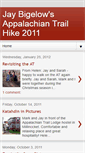 Mobile Screenshot of jaybigelowappalachiantrail2011.blogspot.com