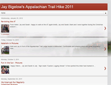 Tablet Screenshot of jaybigelowappalachiantrail2011.blogspot.com