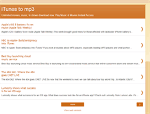 Tablet Screenshot of itunes-to-mp3.blogspot.com