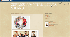 Desktop Screenshot of curriculumdelilianamilano.blogspot.com