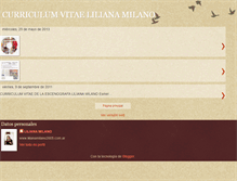 Tablet Screenshot of curriculumdelilianamilano.blogspot.com