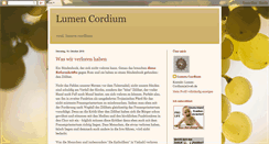 Desktop Screenshot of lumen-cordium.blogspot.com