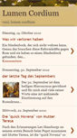 Mobile Screenshot of lumen-cordium.blogspot.com