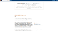 Desktop Screenshot of internetmasterylive.blogspot.com