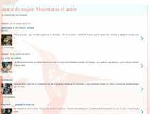Tablet Screenshot of muestrameelamor.blogspot.com