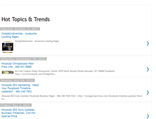 Tablet Screenshot of hottopicsandtrends.blogspot.com