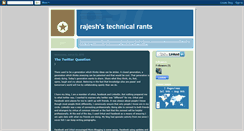 Desktop Screenshot of mytechrants.blogspot.com