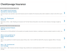 Tablet Screenshot of cheektowagainsurance.blogspot.com