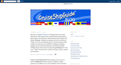 Desktop Screenshot of cruiseshipguide.blogspot.com