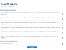 Tablet Screenshot of cruiseshipguide.blogspot.com