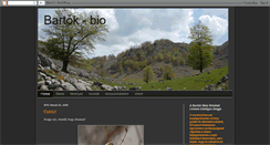 Desktop Screenshot of bartokbio.blogspot.com