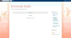 Desktop Screenshot of klirrendekaelte.blogspot.com