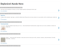 Tablet Screenshot of deploravelmundohq.blogspot.com