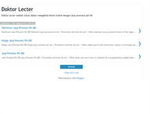 Tablet Screenshot of doktor-lecter.blogspot.com