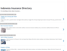 Tablet Screenshot of indonesiainsurancedirectory.blogspot.com