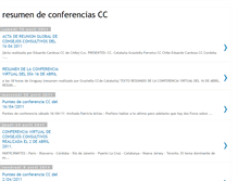 Tablet Screenshot of conferenciascc.blogspot.com