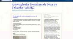 Desktop Screenshot of moradoresbecoceilandia.blogspot.com