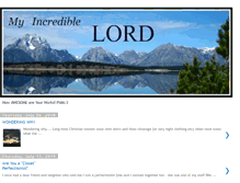 Tablet Screenshot of myincrediblelord.blogspot.com