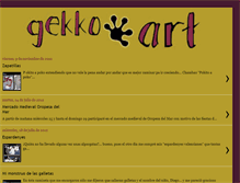 Tablet Screenshot of gekkoart.blogspot.com