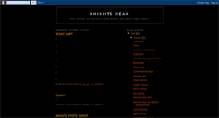 Desktop Screenshot of knightshead.blogspot.com