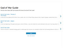 Tablet Screenshot of god-of-war-guide.blogspot.com