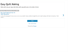 Tablet Screenshot of making-quilts.blogspot.com