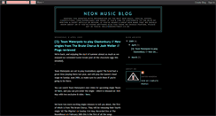 Desktop Screenshot of neonmusicblog.blogspot.com