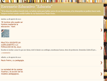 Tablet Screenshot of escenarioeducativoeducatu.blogspot.com