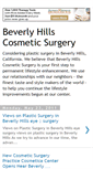 Mobile Screenshot of beverlyhillscosmeticsurgery2u.blogspot.com