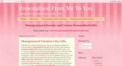 Desktop Screenshot of personalizedfrommetoyou.blogspot.com