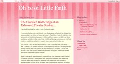 Desktop Screenshot of littlemissfaith.blogspot.com