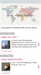 Mobile Screenshot of knitalonetogether.blogspot.com