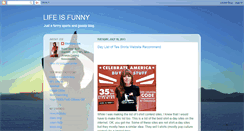 Desktop Screenshot of lifeisfunnyy.blogspot.com