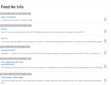 Tablet Screenshot of feedmeinfo.blogspot.com