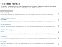 Tablet Screenshot of fixcollegefootball.blogspot.com