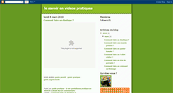 Desktop Screenshot of le-savoir-pratique.blogspot.com