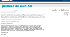 Desktop Screenshot of primerodemusical.blogspot.com