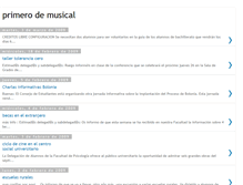 Tablet Screenshot of primerodemusical.blogspot.com