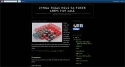 Desktop Screenshot of onlinepokerchips.blogspot.com