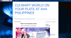 Desktop Screenshot of aha-philippines.blogspot.com