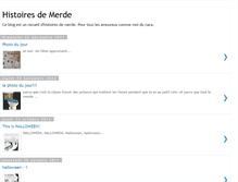Tablet Screenshot of histoiresdemerde.blogspot.com
