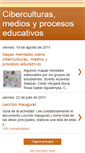 Mobile Screenshot of ciberculturas-educacion.blogspot.com