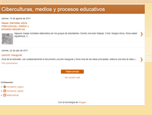 Tablet Screenshot of ciberculturas-educacion.blogspot.com