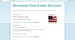 Desktop Screenshot of minnesotarealestateservices.blogspot.com