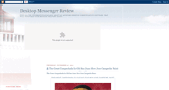 Desktop Screenshot of desktopmessengerreview.blogspot.com
