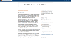 Desktop Screenshot of gracebaptistchapel.blogspot.com